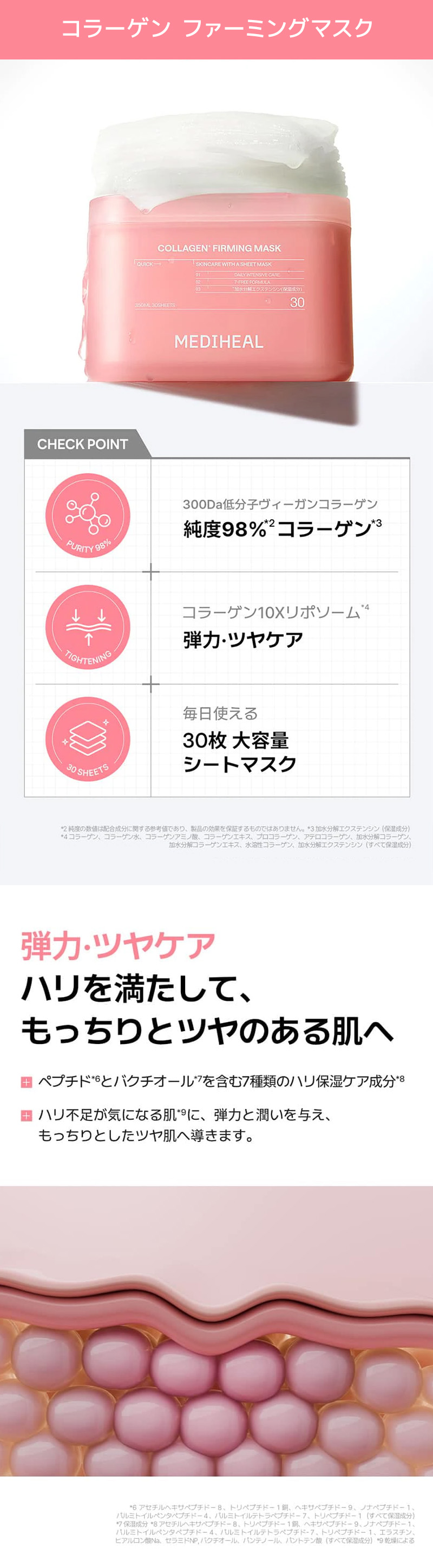 コラーゲン ファーミング マスク 詳細画像1