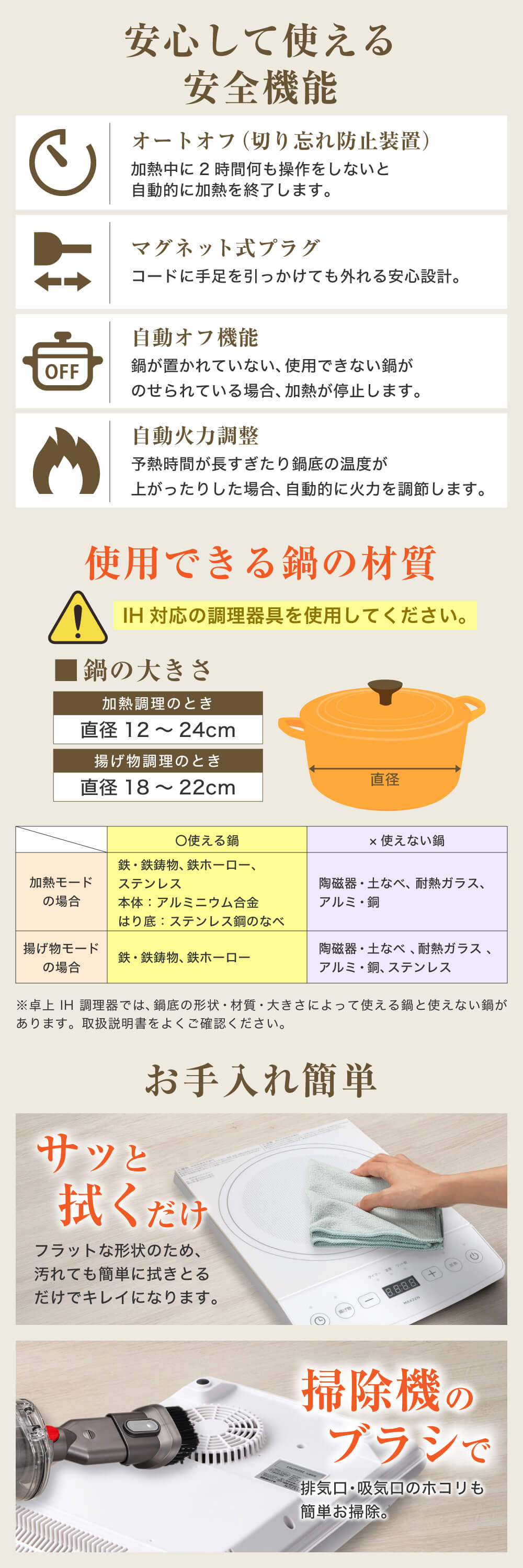 MIHS-TI140-WH 詳細画像4