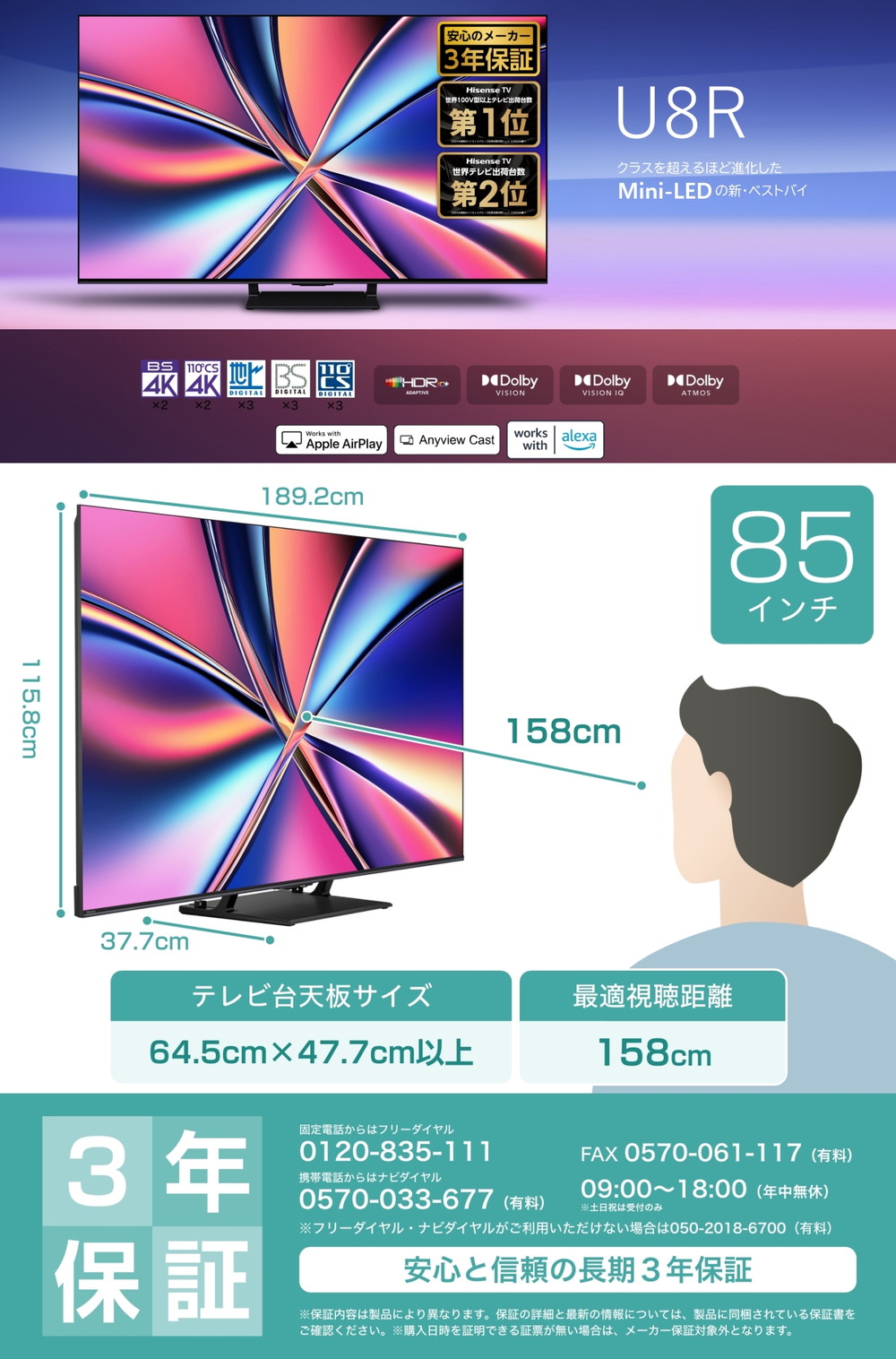 85U8R 詳細画像1