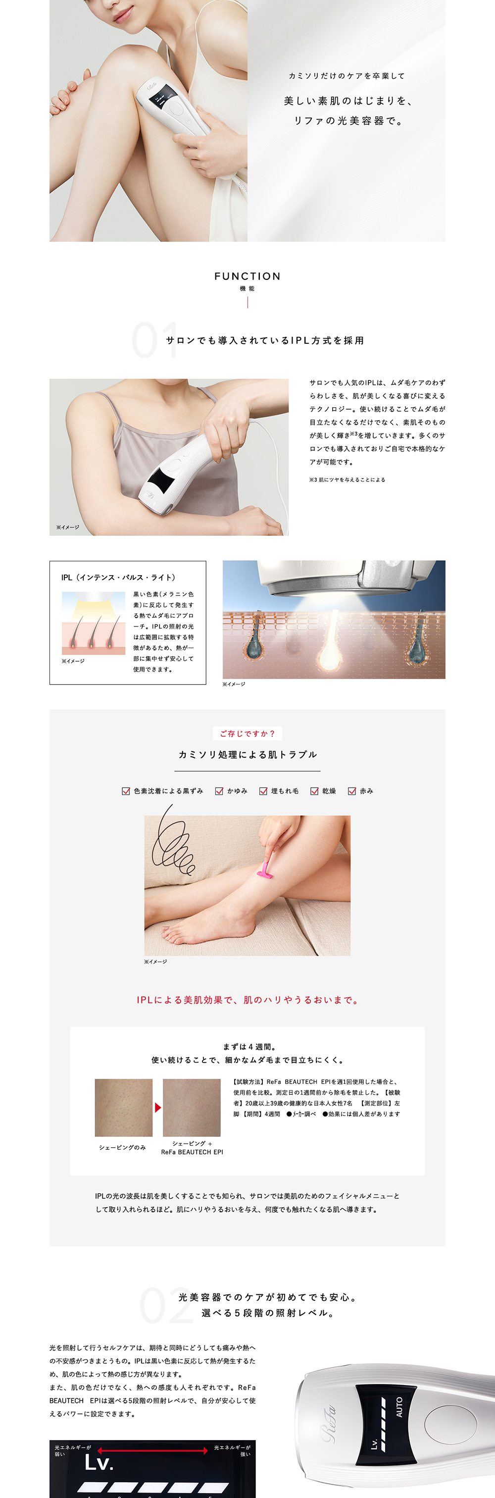 MTG RE-AL-02A ReFa BEAUTECH EPI [光美容器] | 激安の新品・型落ち