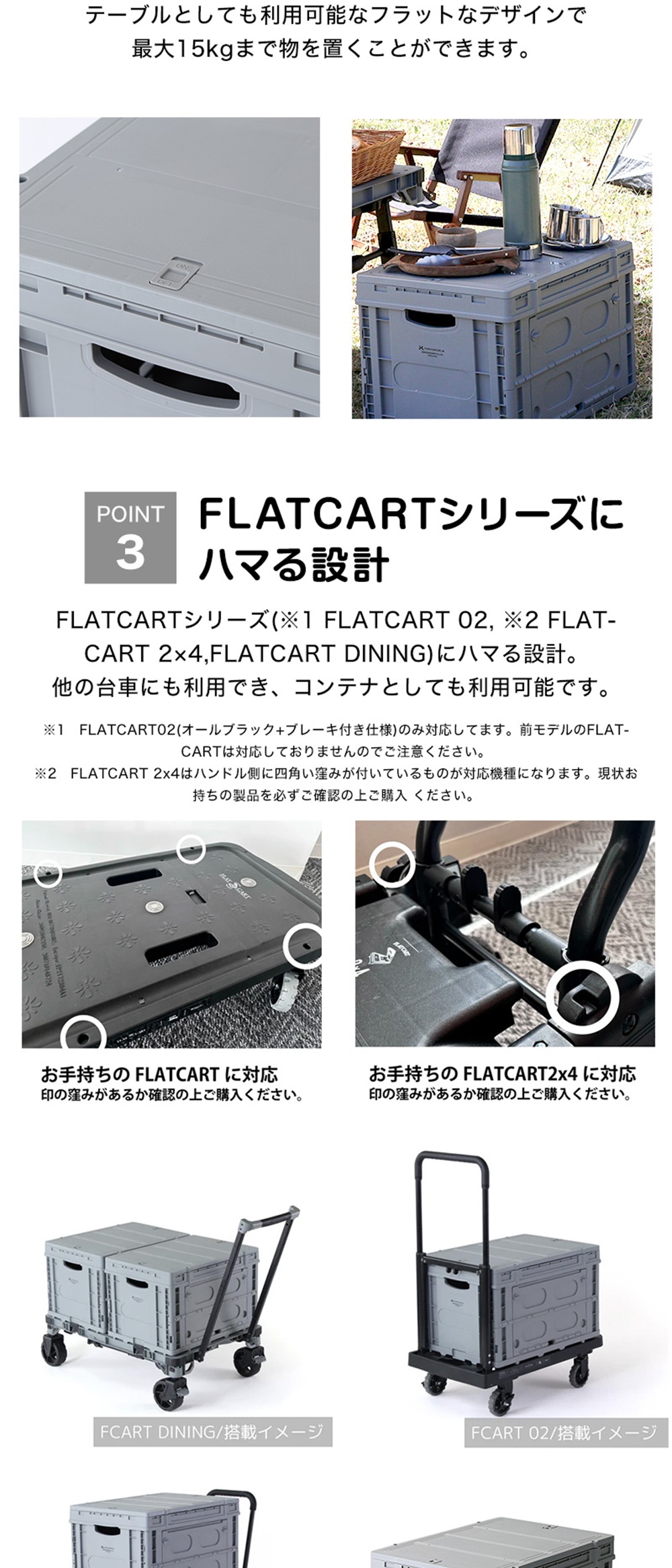 HANAOKA テーブルコンテナ TC 詳細画像2