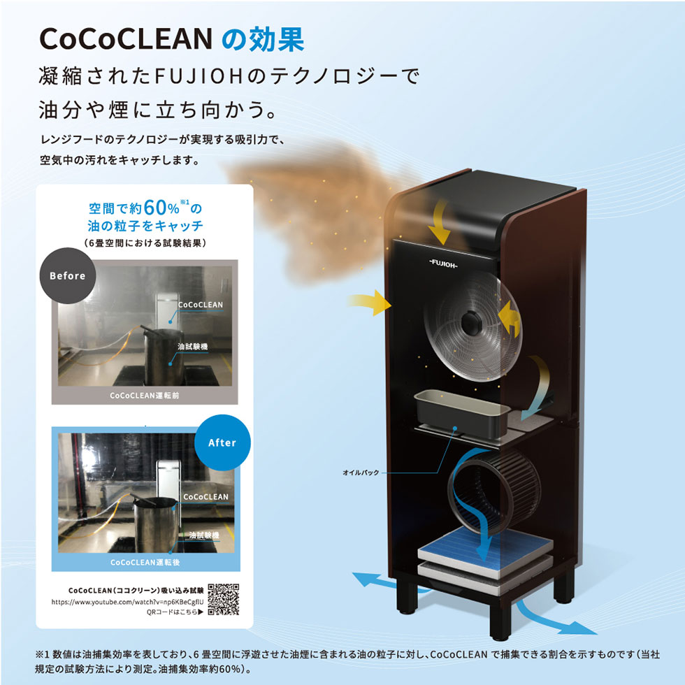 業務用 空気清浄機 Cococlean マットホワイト富士工業 空調