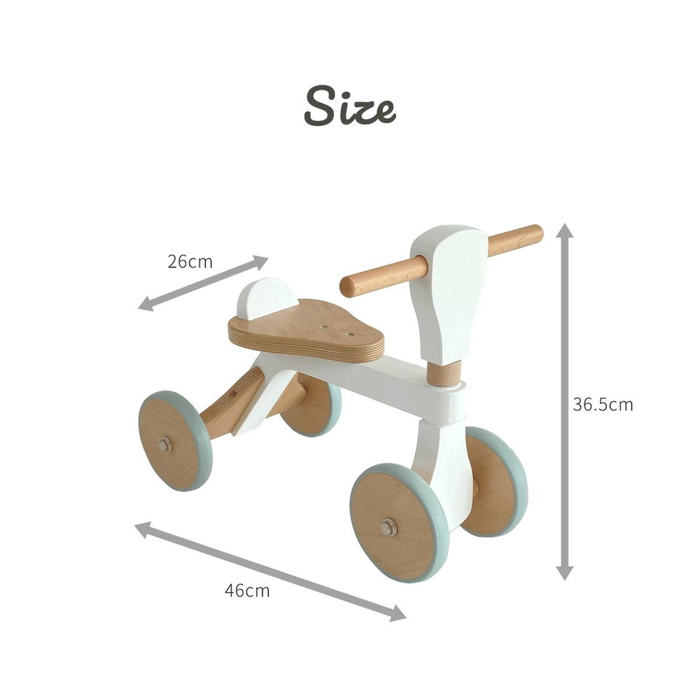 HOPPL ファーストウッディバイク ナチュラル WDY02-NA 詳細画像7