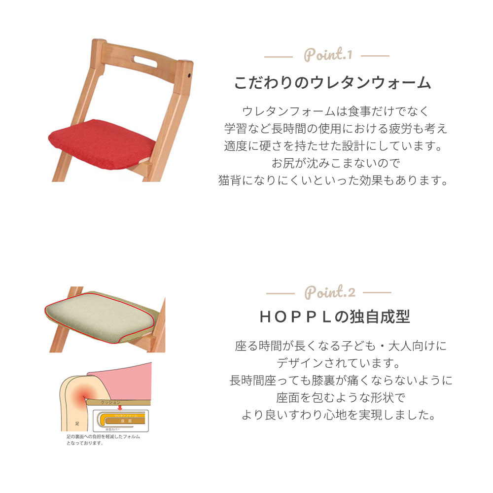 HOPPL チョイス専用クッション ネイビー CH-CC-NV 詳細画像3