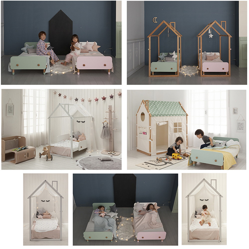 HOPPL ベベッド キッズ ホワイト HK-BED-WH 詳細画像17