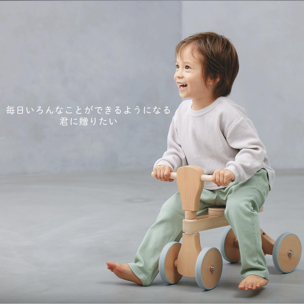 HOPPL ファーストウッディバイク グレー WDY02-GY 詳細画像3