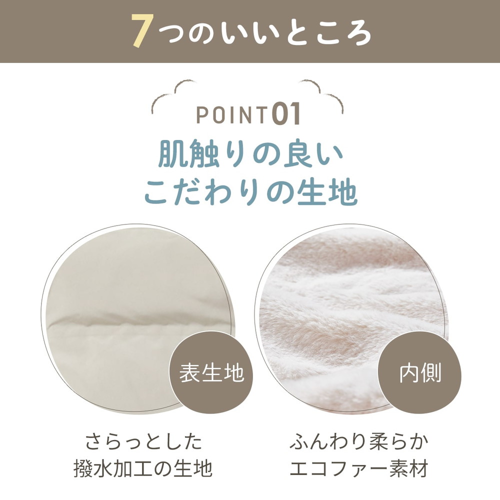 マルチライトケープ サーモライト エコメイド サンド 詳細画像3