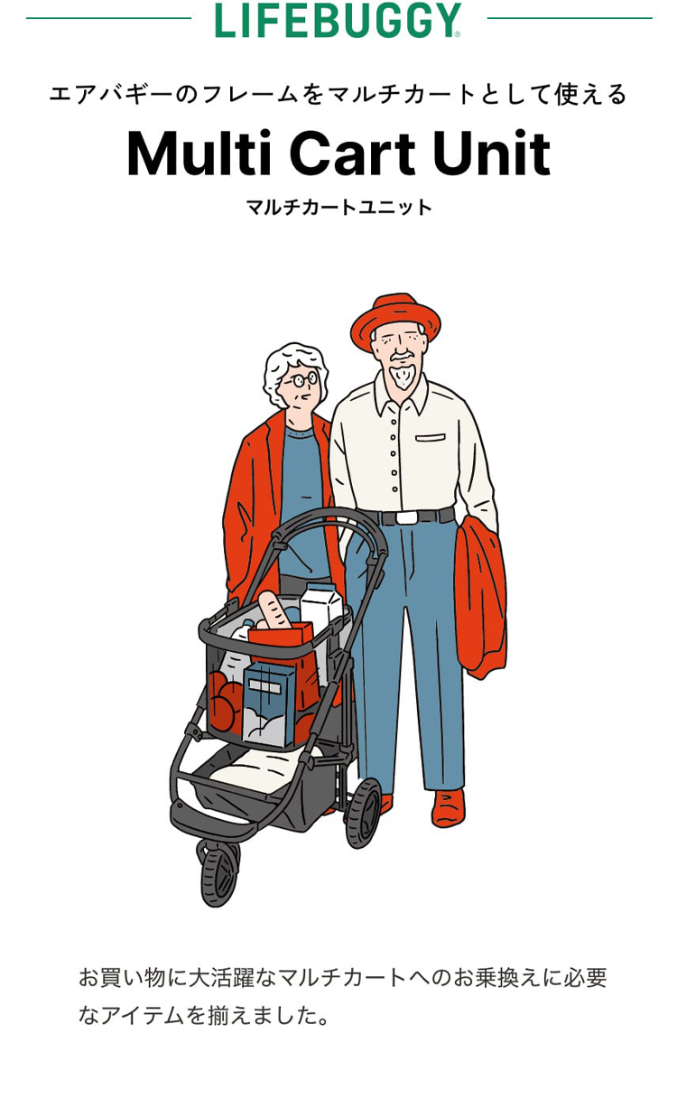 エアバギー マルチバスケット専用アダプター 詳細画像1