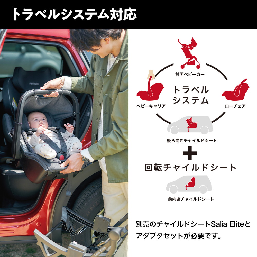 レカロ レクサ エリート ペールローズ [ベビーカー (新生児～4才頃まで