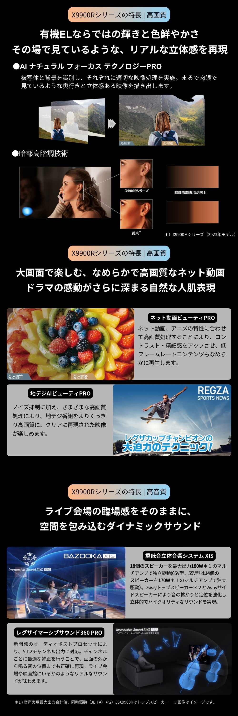 65X9900R 詳細画像2