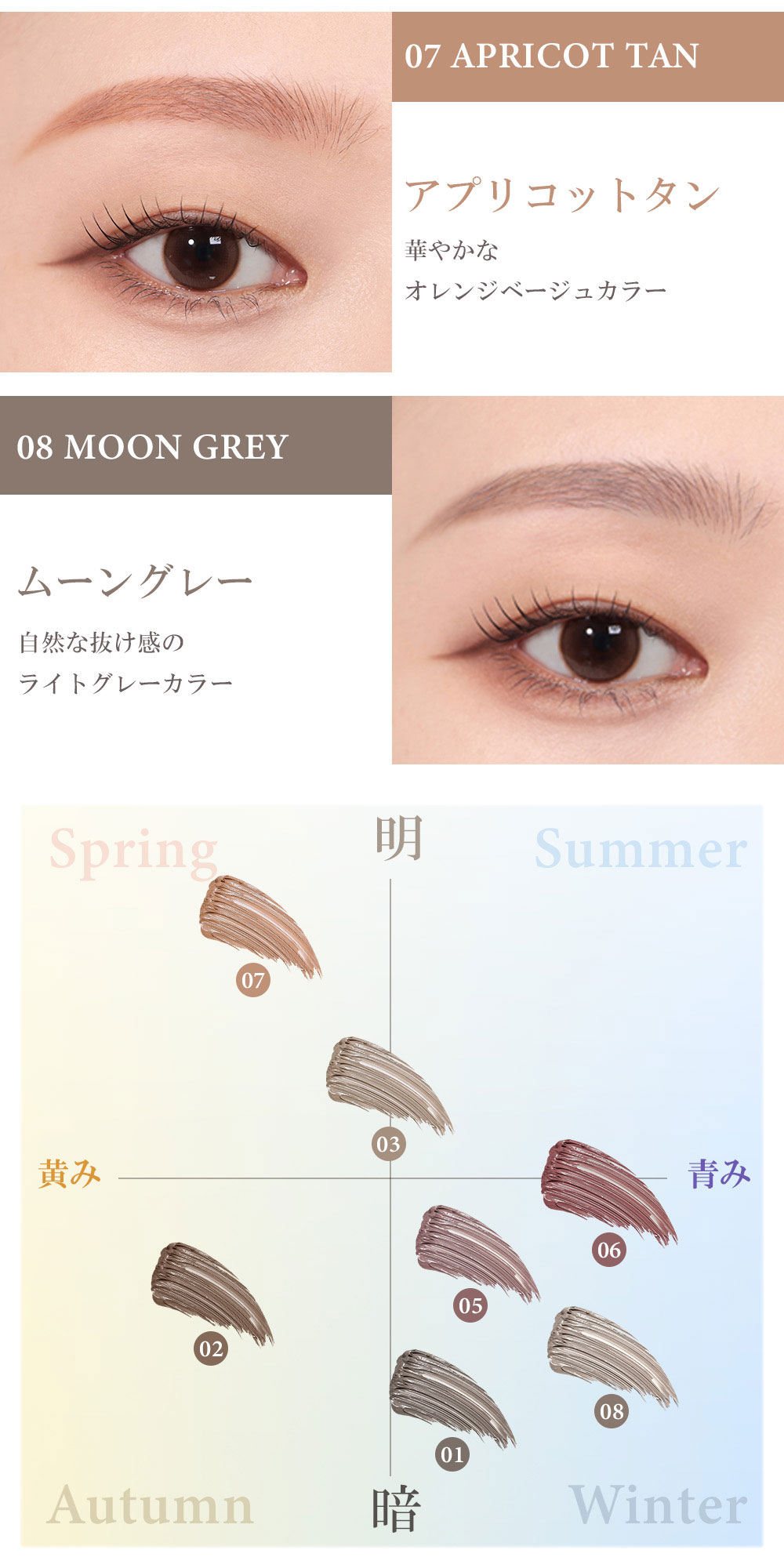 HAN ALL BROW CARA 01 GRACE TAUPE 詳細画像2