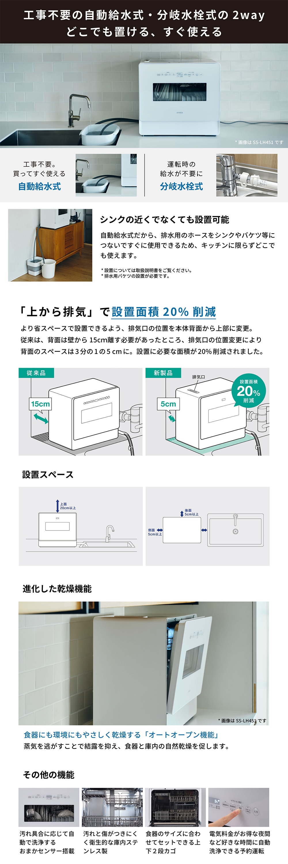 SS-LA451(W/HL) 詳細画像2