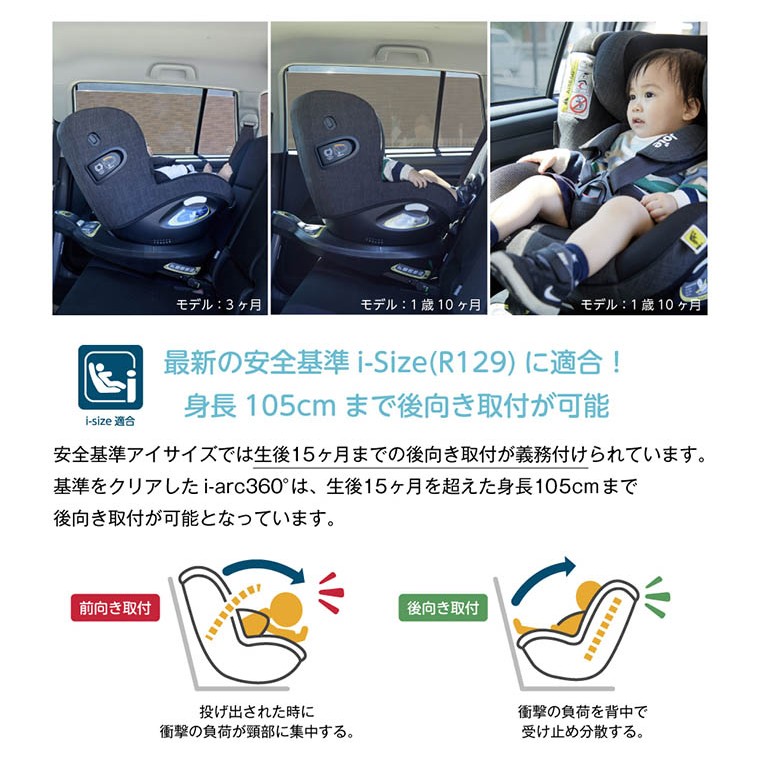 Joie チャイルドシート アイ・アーク360° 詳細画像10