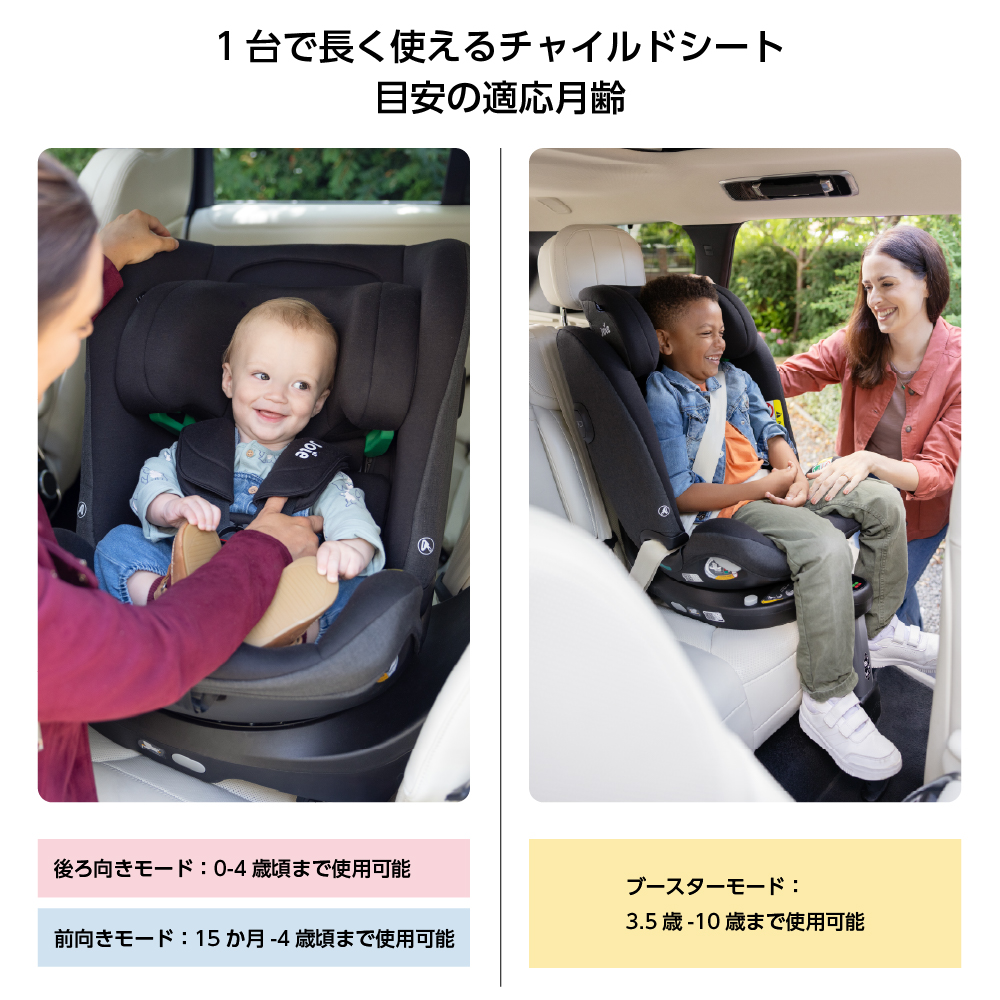 Joie チャイルドシート アイ・ピボット グロウ シェール 38439 詳細画像4