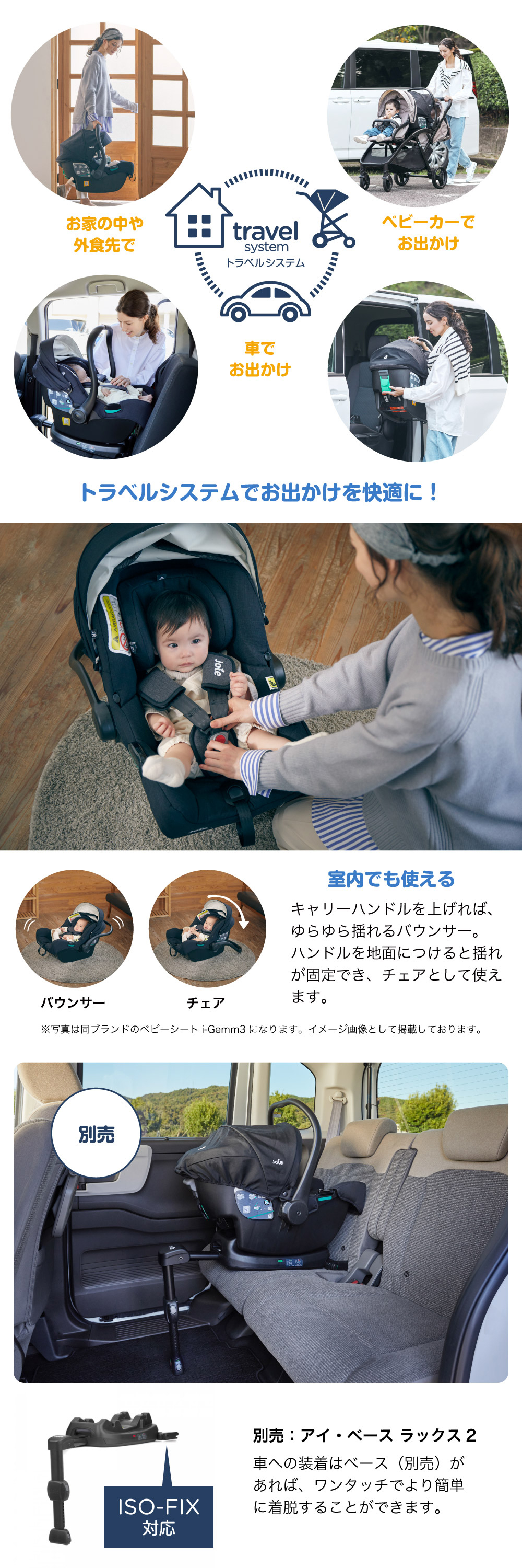 Joie ベビーシート アイ・ジュバ シェール 38845 詳細画像3