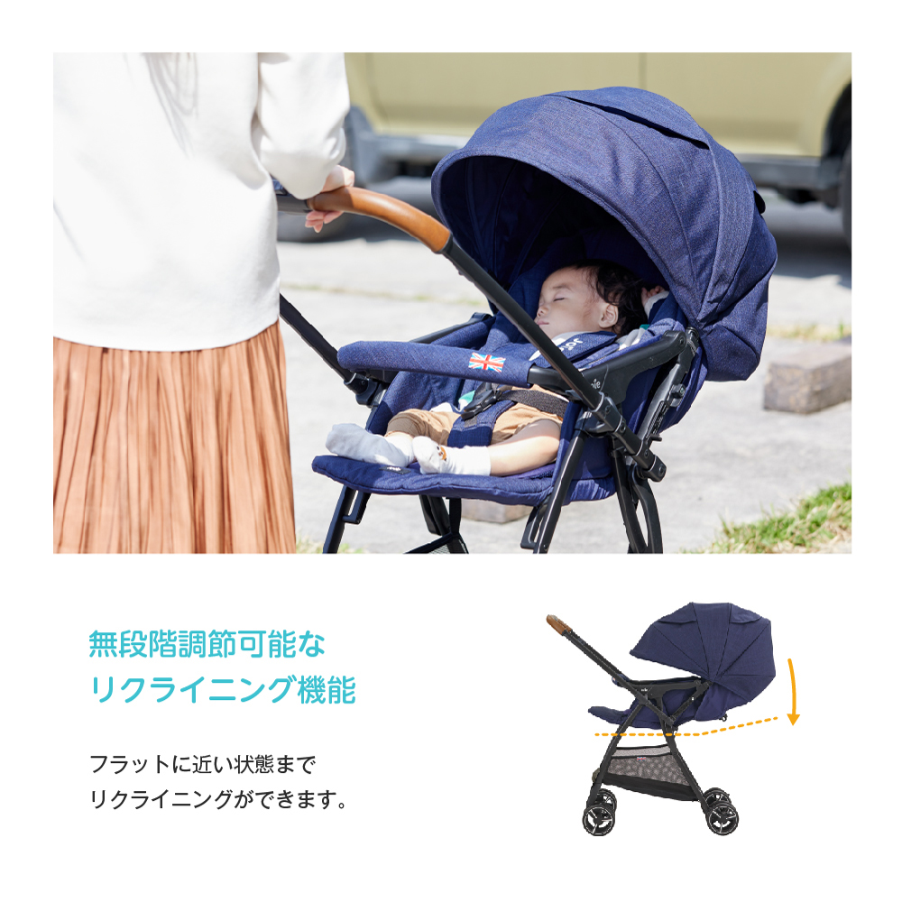 Joie ベビーカー スマバギ メッシュ 詳細画像6