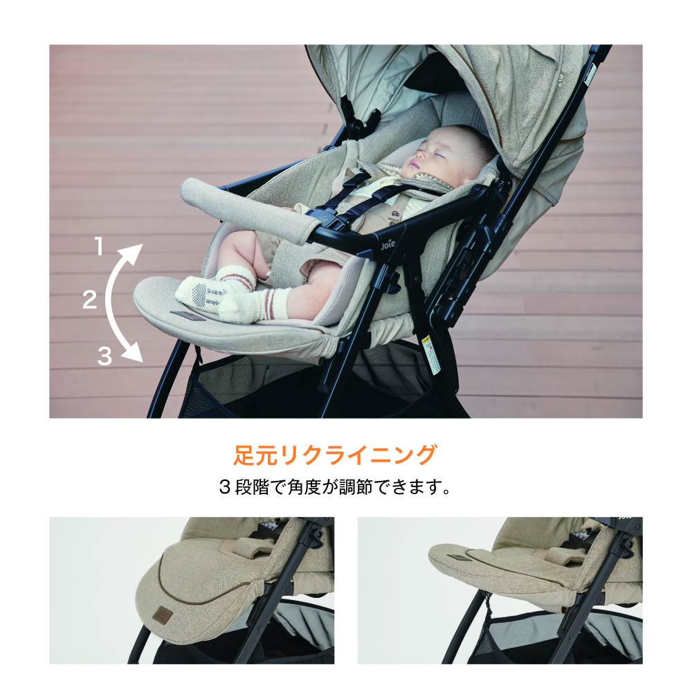Joie ベビーカー スマバギ4WDドリフト フレックス 詳細画像9