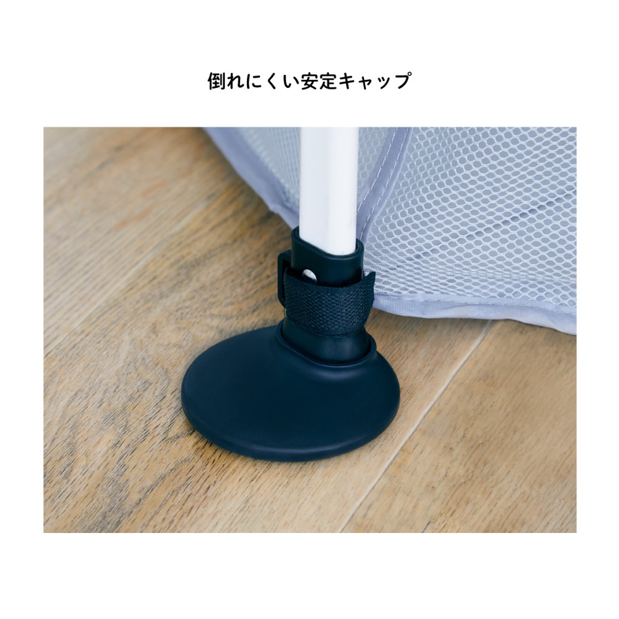KATOJI カトージ ポータブル折りたたみベビーサークル コロコロランド 8 ポータブル折りたたみベビーサークル コロコロランド 8（グレー