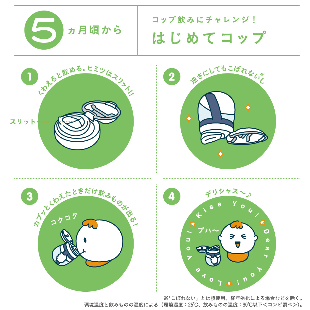 コンビ ラクマグ はじめてコップ 240 プー 詳細画像1