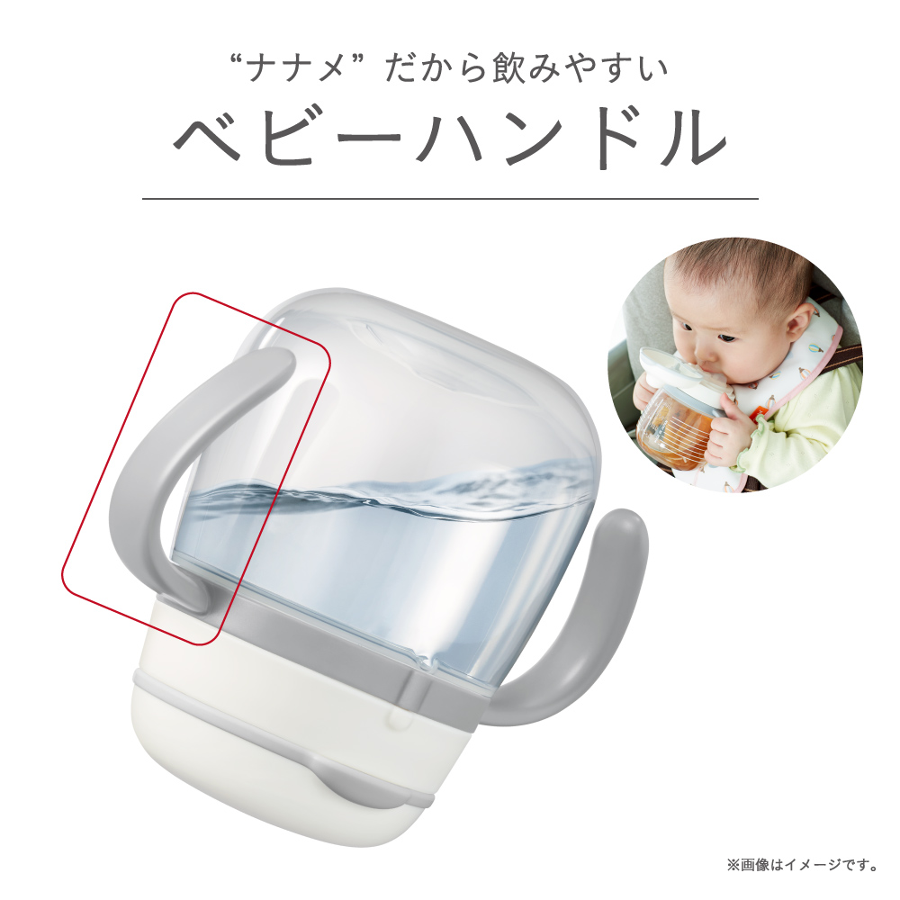 コンビ ラクマグ 漏れないストロー 340 モンポケ 詳細画像6