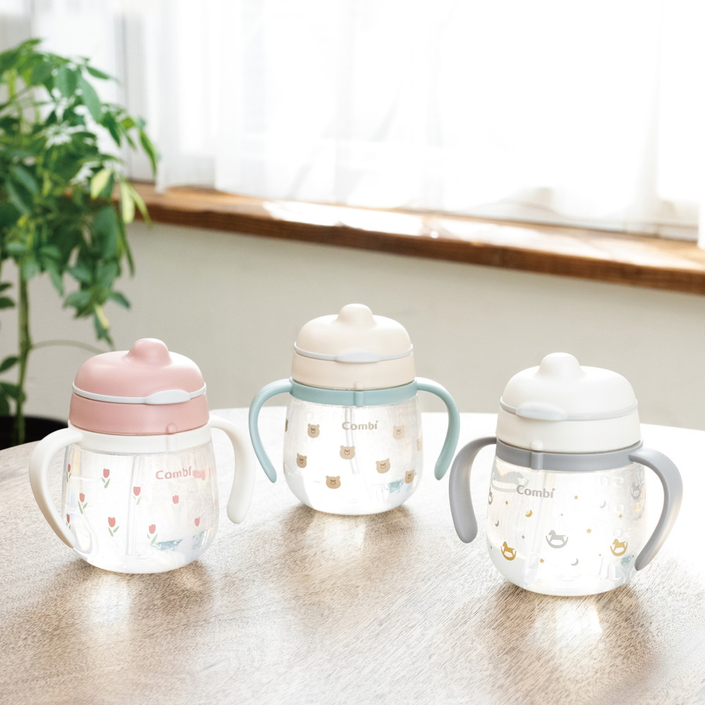 コンビ ラクマグ はじめてストロー 240 Q チューリップ PI 詳細画像2