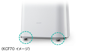 SHARP KC-F70-W ホワイト系 [加湿空気清浄機 (空気清浄31畳/加湿18畳 