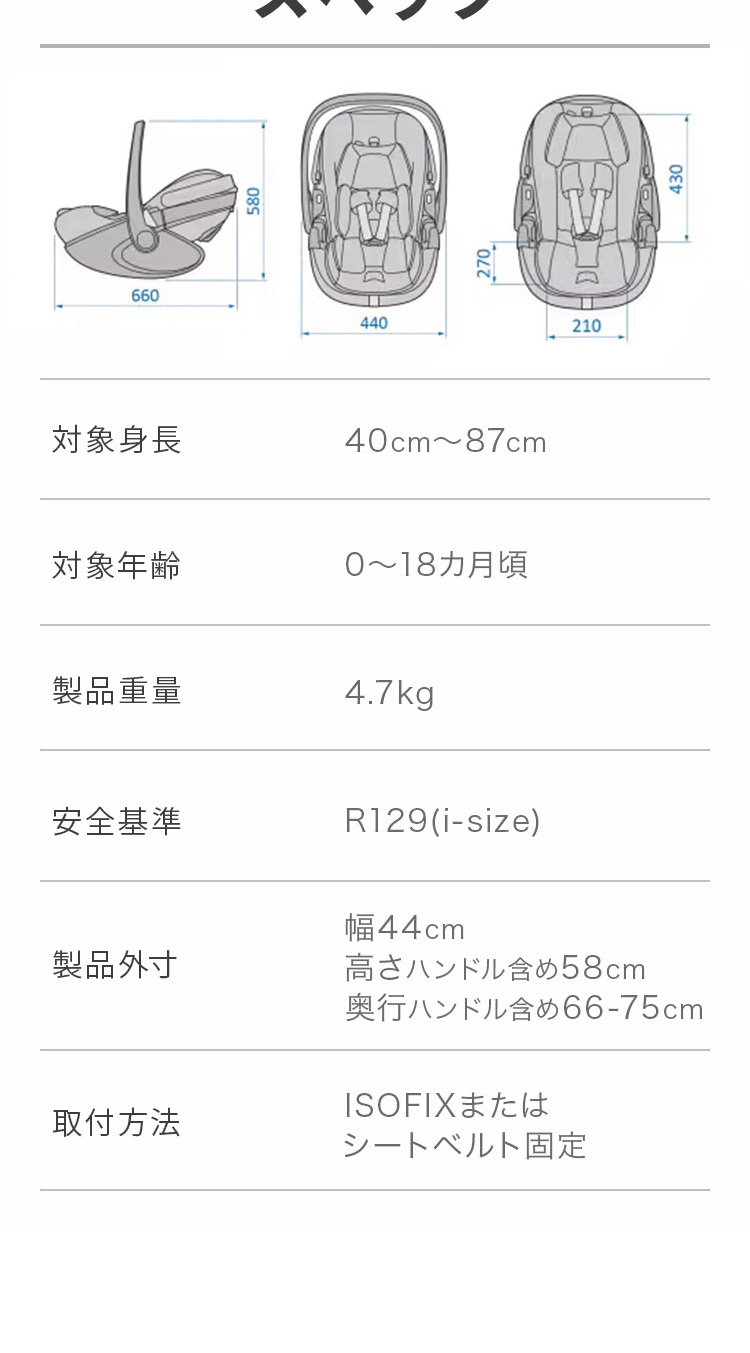 マキシコシ ペブル360 プロ2 詳細画像10