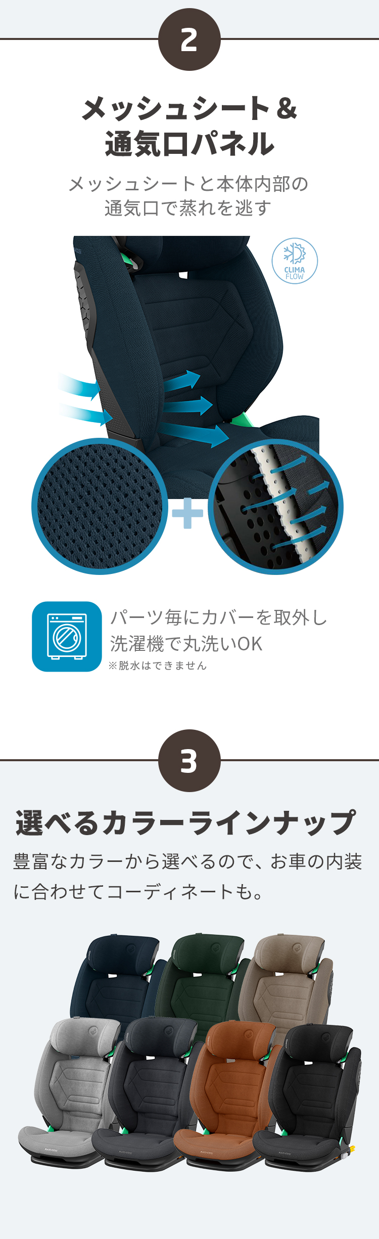 マキシコシ ロディフィックス プロ2 アイサイズ 詳細画像3