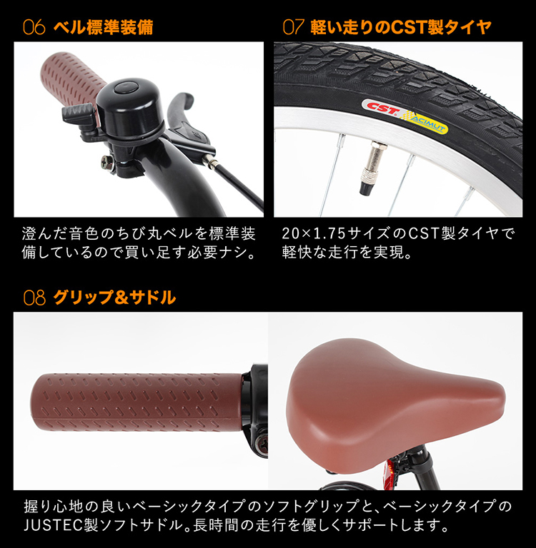 21Technology BL206 ジェットブラック [折りたたみ自転車（20インチ