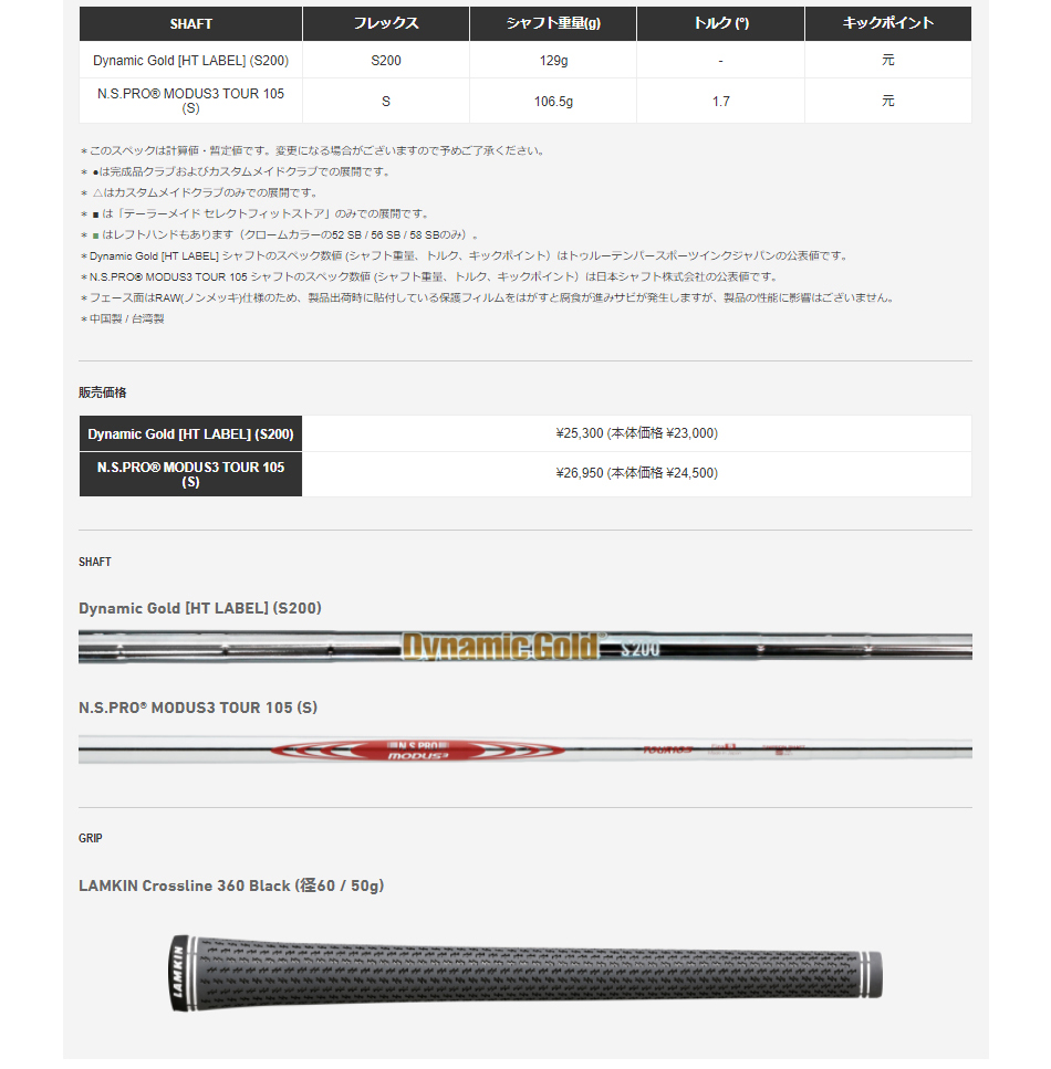 日本正規品】 テーラーメイド ミルドグラインド3 ウェッジ クローム