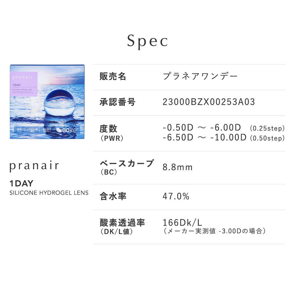 プラネアワンデー 30枚入 詳細画像9